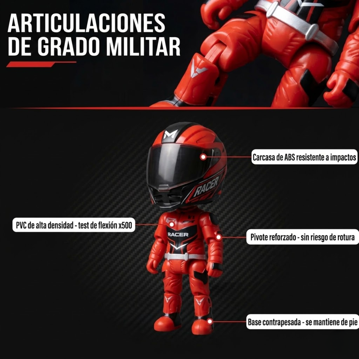 RevGuy - Figura Moto Desmontable